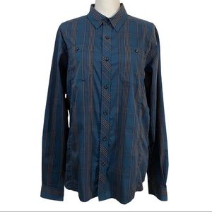 Arc’teryx Long Sleeve Button Down Shirt Sz M Plaid Hiking